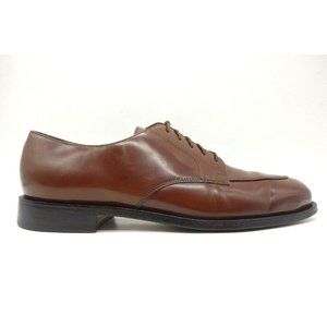 Cole Haan City Brown Leather Split Toe Lace Up Dress Oxfords Shoes Men's 10.5 D